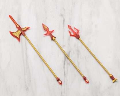 Kotobukiya M.S.G. Model Kit Zubehör-Set Virtuous Style 11 Pole Weapon Set Flamerite Ver. – Bild 2
