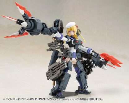 Kotobukiya M.S.G. Model Kit Heavy Weapon Unit 65 Dual Spiral Crusher Set – Bild 13