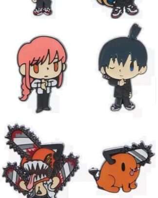 Chainsaw Man by Loungefly Ansteck-Pins Blind Box Mulit Char Chibi Sortiment (12)
