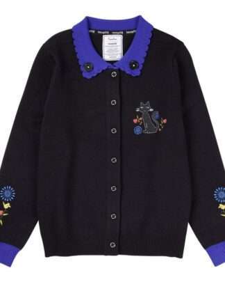 Coraline by Loungefly Cardigan Unisex Collared Cat Dragonfly