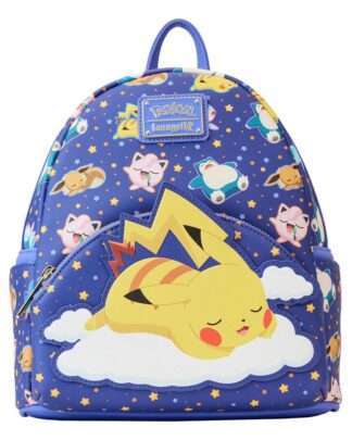 Pokemon by Loungefly Mini Rucksack Sleeping Pikachu and Friends