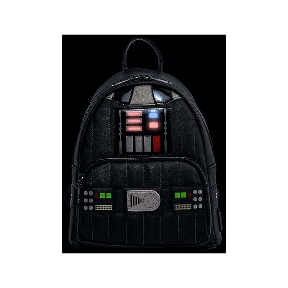 Star Wars by Loungefly Rucksack Mini Darth Vader Light up Cosplay – Bild 5
