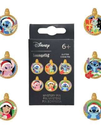 Disney by Loungefly Ansteck-Pins Blind Box Lilo & Stitch Holiday Ornaments Sortiment (12)