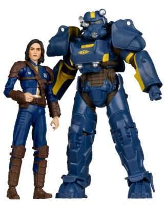 Fallout 4 Statuen 2er-Pack T-60 Vault Tec & Sole Survivor 18 cm