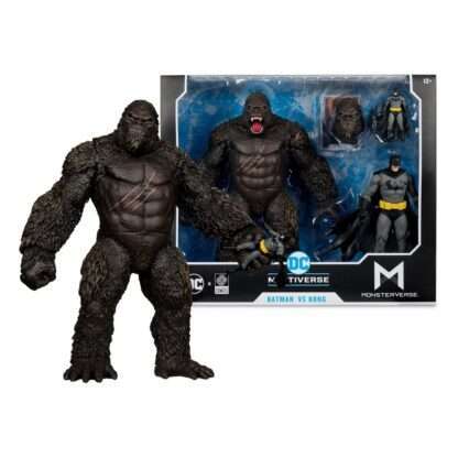 DC Justice League Monsterverse DC Multiverse Actionfiguren 2er-Pack Batman & Kong 29 cm  - Beschädigte Verpackung – Bild 7