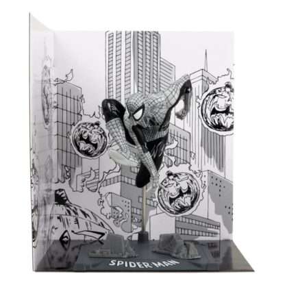 Marvel Collection PVC Statue 1/10 Spider-Man (Spider-Man #6)(Line Art)(Gold Label) 10 cm - Beschädigte Verpackung – Bild 2