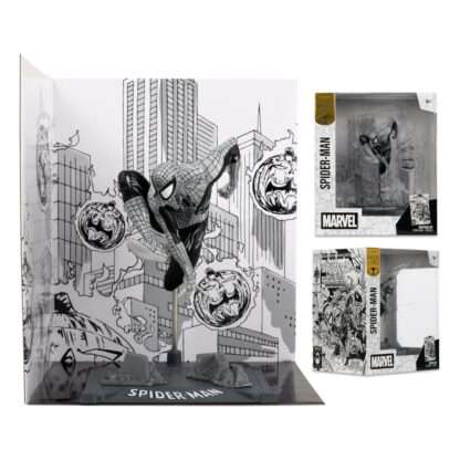 Marvel Collection PVC Statue 1/10 Spider-Man (Spider-Man #6)(Line Art)(Gold Label) 10 cm - Beschädigte Verpackung – Bild 4