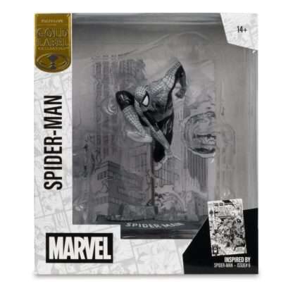 Marvel Collection PVC Statue 1/10 Spider-Man (Spider-Man #6)(Line Art)(Gold Label) 10 cm - Beschädigte Verpackung – Bild 6