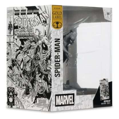 Marvel Collection PVC Statue 1/10 Spider-Man (Spider-Man #6)(Line Art)(Gold Label) 10 cm - Beschädigte Verpackung – Bild 7