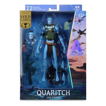 Avatar: Fire and Ash Actionfigur Quaritch (Ash Recom) (Gold Label) 18 cm – Bild 8