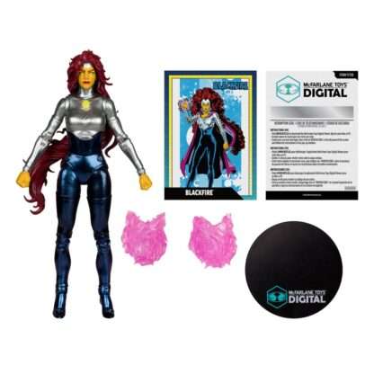 DC Direct McFarlane Toys Digital Actionfigur Blackfire (The New Teen Titans) 18 cm – Bild 3