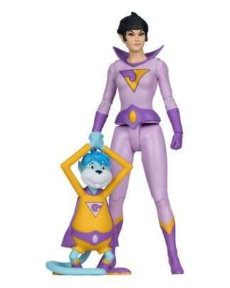 DC Retro Super Friends Actionfigur Jayna & Gleek (Red Platinum Edition) 15 cm