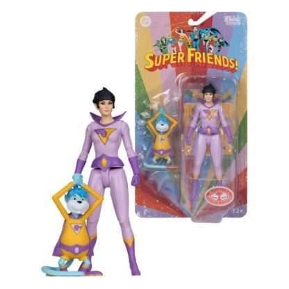 DC Retro Super Friends Actionfigur Jayna & Gleek (Red Platinum Edition) 15 cm – Bild 4