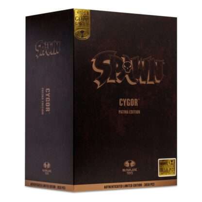 Spawn Megafig Actionfigur Cygor Patina Edition (Gold Label) 30 cm - Beschädigte Verpackung – Bild 10