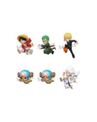 One Piece Tobimasu Sammelfiguren 5 cm Blind Box Sortiment (6)