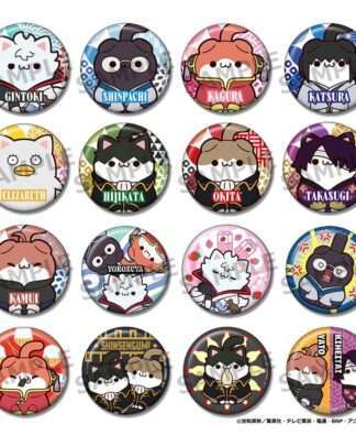 Gintama Mega Cat Project Nyantama! Ansteck-Buttons 3 cm Blind Box Sortiment (16)