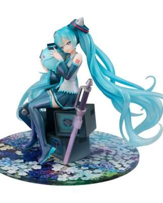 Mobile Suit Gundam x Hatsune Miku Lucrea PVC Statue Hatsune Miku x OO Gundam 45th Anniversary 17 cm