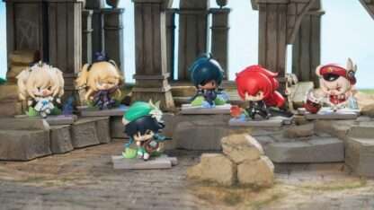 Genshin Impact Battle Scene Series Sammelfiguren 6er-Pack Mondstadt Edition 5 cm  - Beschädigte Verpackung – Bild 9