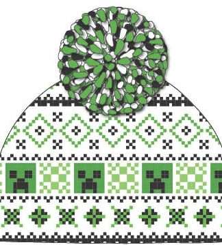 Minecraft Pom-Pom Beanie