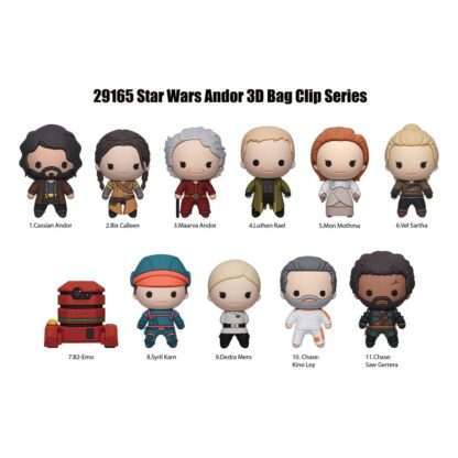 Star Wars 3D PVC-Taschenanhänger Andor Display  (24) – Bild 2