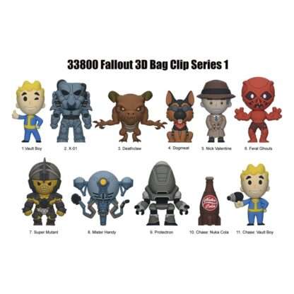 Fallout 3D PVC-Taschenanhänger Serie 1 Display  (24) – Bild 3