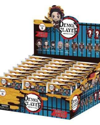 Demon Slayer Season 3 3D PVC-Taschenanhänger Serie 8 Display  (24)