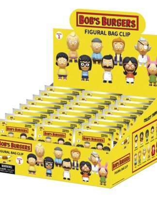 Bob's Burgers 3D PVC-Taschenanhänger Serie 1 Display  (24)