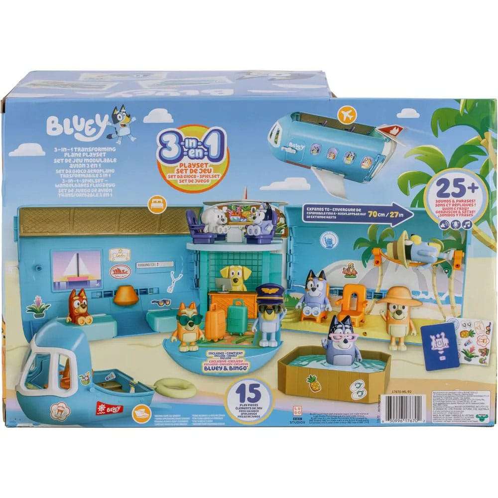 Bluey Minifiguren Spielset Bluey Holiday 3in1 Set – Bild 13