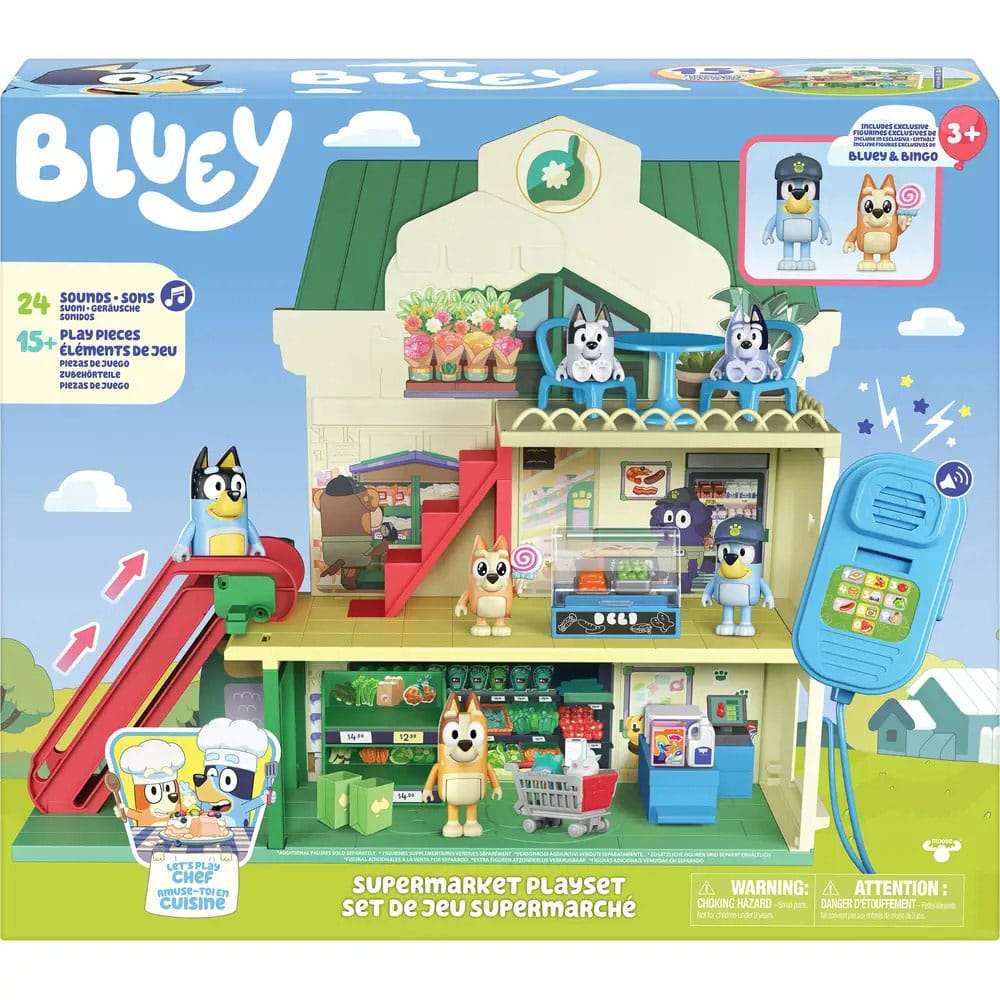 Bluey Minifiguren Spielset Bluey Let's Play Chef Supermarkt – Bild 6