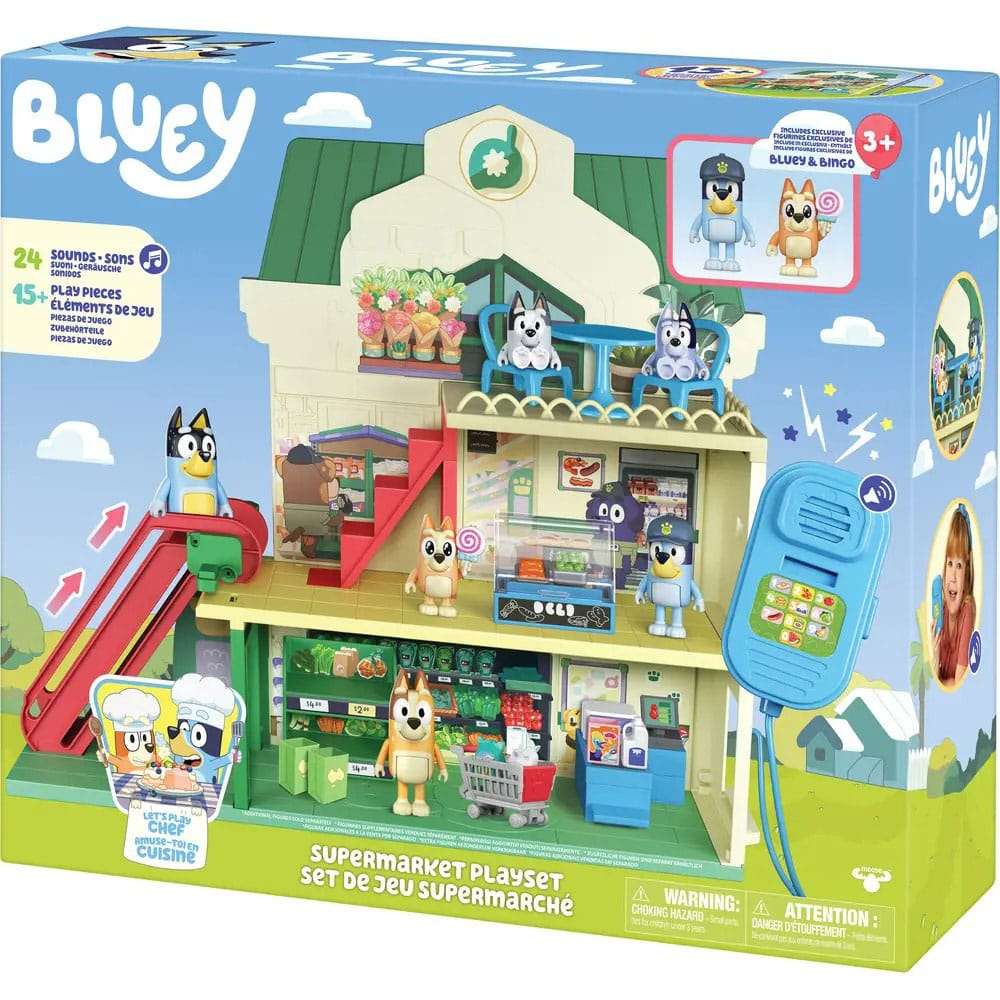 Bluey Minifiguren Spielset Bluey Let's Play Chef Supermarkt – Bild 7