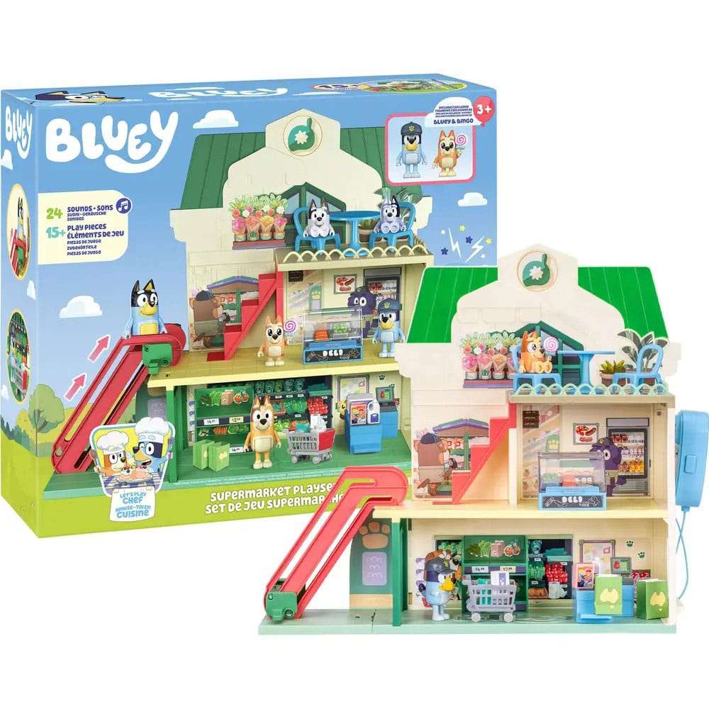 Bluey Minifiguren Spielset Bluey Let's Play Chef Supermarkt – Bild 10