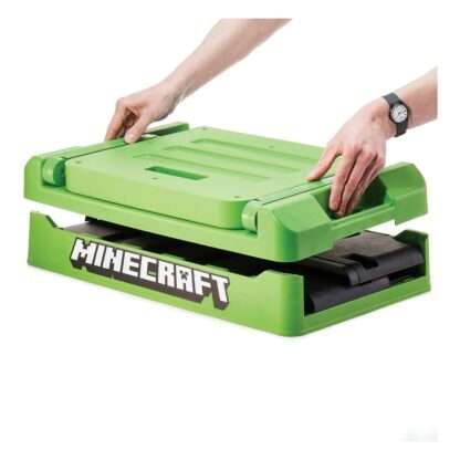 Minecraft Aufbewahrungsbox mit ausklapbarem Stuhl   - Beschädigte Verpackung – Bild 3