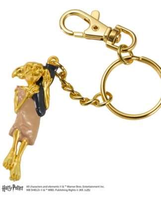 Harry Potter Metall Schlüsselanhänger Dobby goldfarben 11 cm