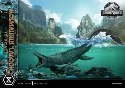 Jurassic World Legacy Museum Collection Statue 1/15 Mosasaurus "Lagoon" 57 cm – Bild 4