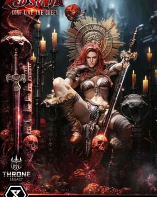 Red Sonja Throne Legacy Collection Statue 1/3 Red Sonja: Long Live the Queen 77 cm