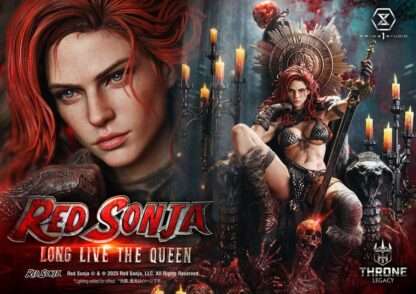 Red Sonja Throne Legacy Collection Statue 1/3 Red Sonja: Long Live the Queen Bonus Version 77 cm – Bild 2
