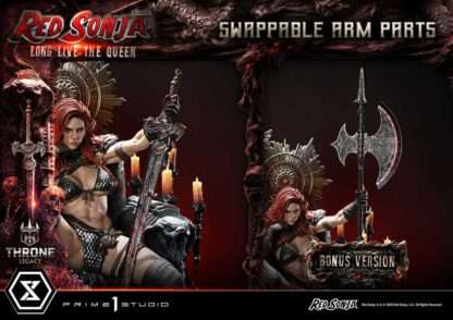 Red Sonja Throne Legacy Collection Statue 1/3 Red Sonja: Long Live the Queen Bonus Version 77 cm – Bild 5