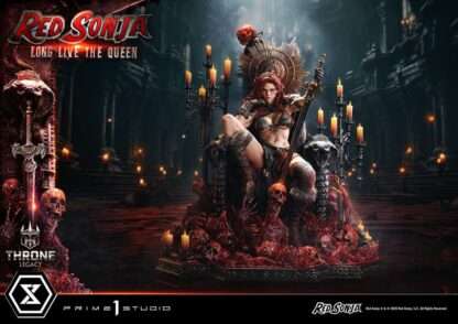 Red Sonja Throne Legacy Collection Statue 1/3 Red Sonja: Long Live the Queen Bonus Version 77 cm – Bild 9