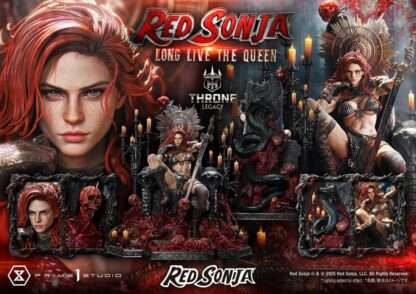 Red Sonja Throne Legacy Collection Statue 1/3 Red Sonja: Long Live the Queen Bonus Version 77 cm – Bild 10