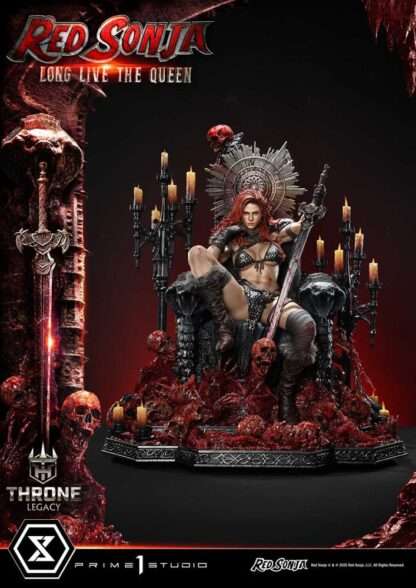 Red Sonja Throne Legacy Collection Statue 1/3 Red Sonja: Long Live the Queen Bonus Version 77 cm – Bild 11