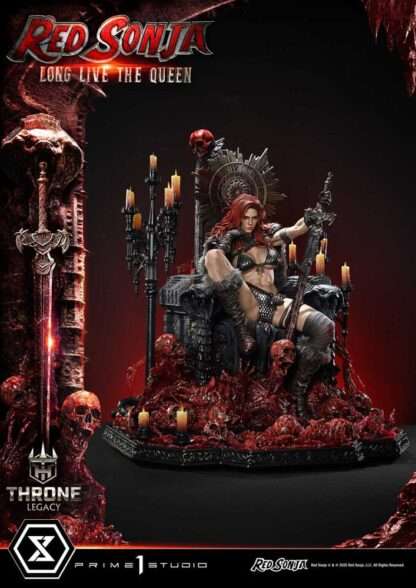 Red Sonja Throne Legacy Collection Statue 1/3 Red Sonja: Long Live the Queen Bonus Version 77 cm – Bild 15