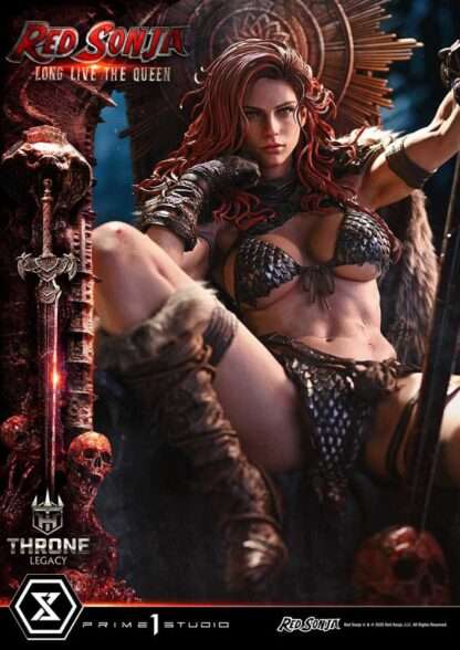 Red Sonja Throne Legacy Collection Statue 1/3 Red Sonja: Long Live the Queen Bonus Version 77 cm – Bild 16