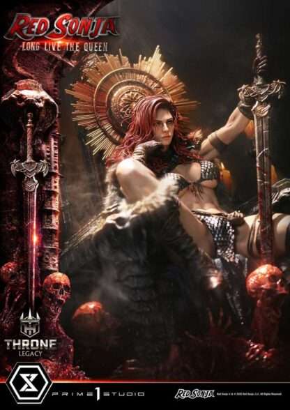 Red Sonja Throne Legacy Collection Statue 1/3 Red Sonja: Long Live the Queen Bonus Version 77 cm – Bild 18