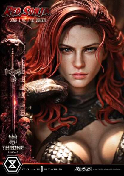 Red Sonja Throne Legacy Collection Statue 1/3 Red Sonja: Long Live the Queen Bonus Version 77 cm – Bild 19