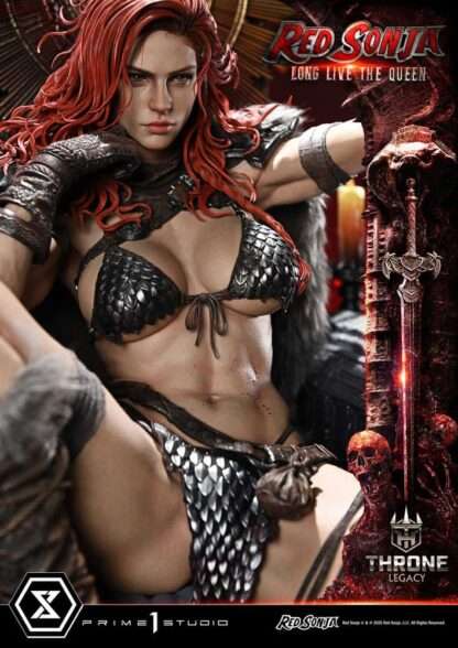 Red Sonja Throne Legacy Collection Statue 1/3 Red Sonja: Long Live the Queen Bonus Version 77 cm – Bild 20