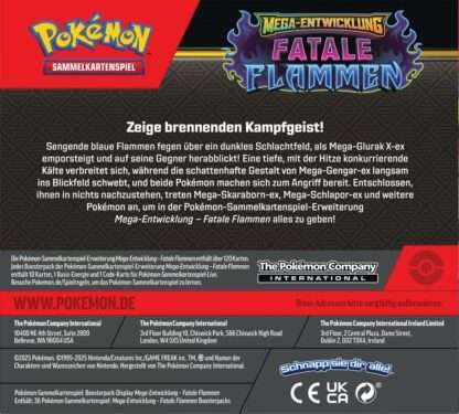 Pokémon TCG ME02 Fatale Flammen Booster Display (36) *Deutsche Version* – Bild 3