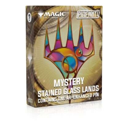Magic: The Gathering Ansteck-Pins  Blind Box Mystery Stained Glass Lands Sortiment (10) – Bild 3