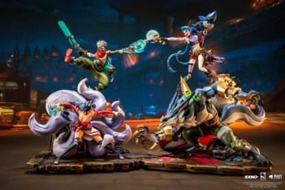 League of Legends Statue 1/10 2XKO Jinx & Warwick Diorama 37 cm – Bild 2