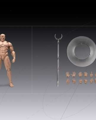 Inart Actionfigur 1/12 Blank Male Body White 17 cm