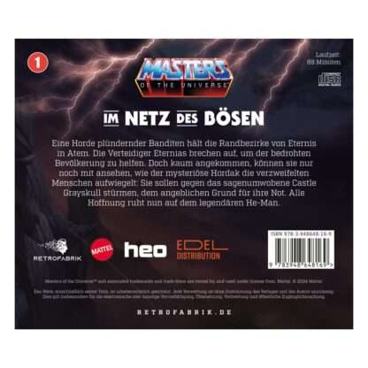Masters of the Universe Hörspiel-CD Folge 1: Im Netz des Bösen *Deutsche Version* – Bild 2